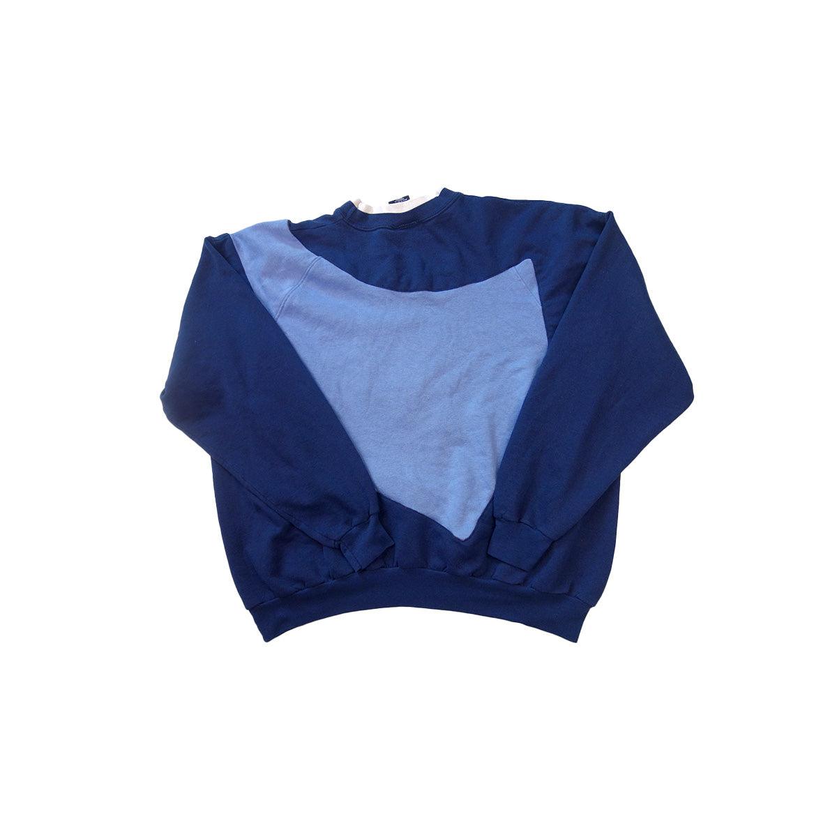 Nike sweater spell out reworked  - Dark Blue / Blue M