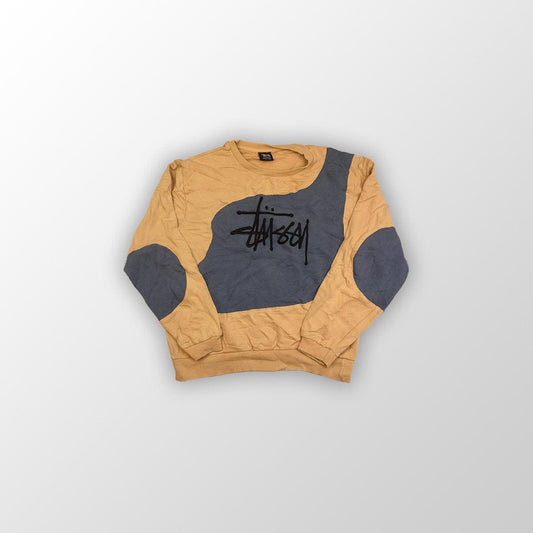 Stüssy sweater reworked - Sand/Grey M