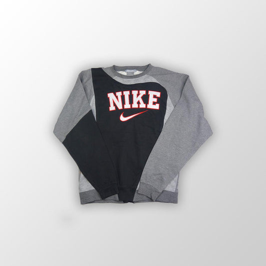 Nike sweater spell out reworked - Black/Grey XL