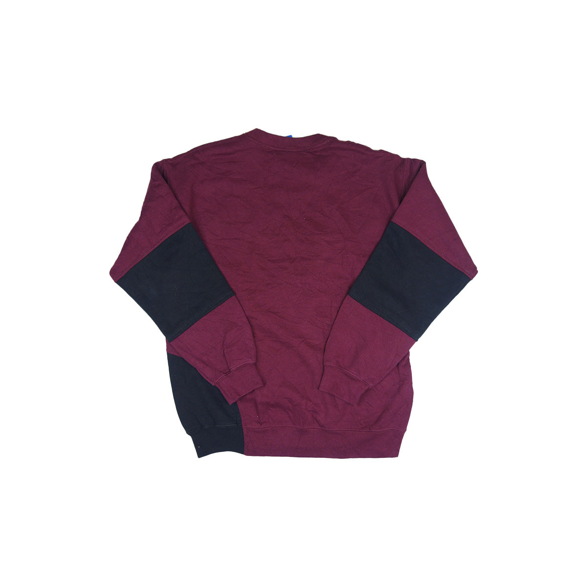 adidas Trefoil Logo sweater reworked - Wine Red/Black - S