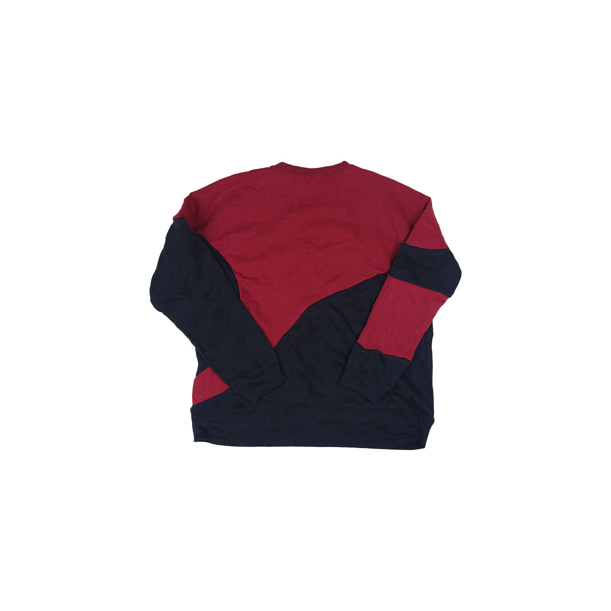 Carhartt sweater reworked - Wine Red / Black- XL