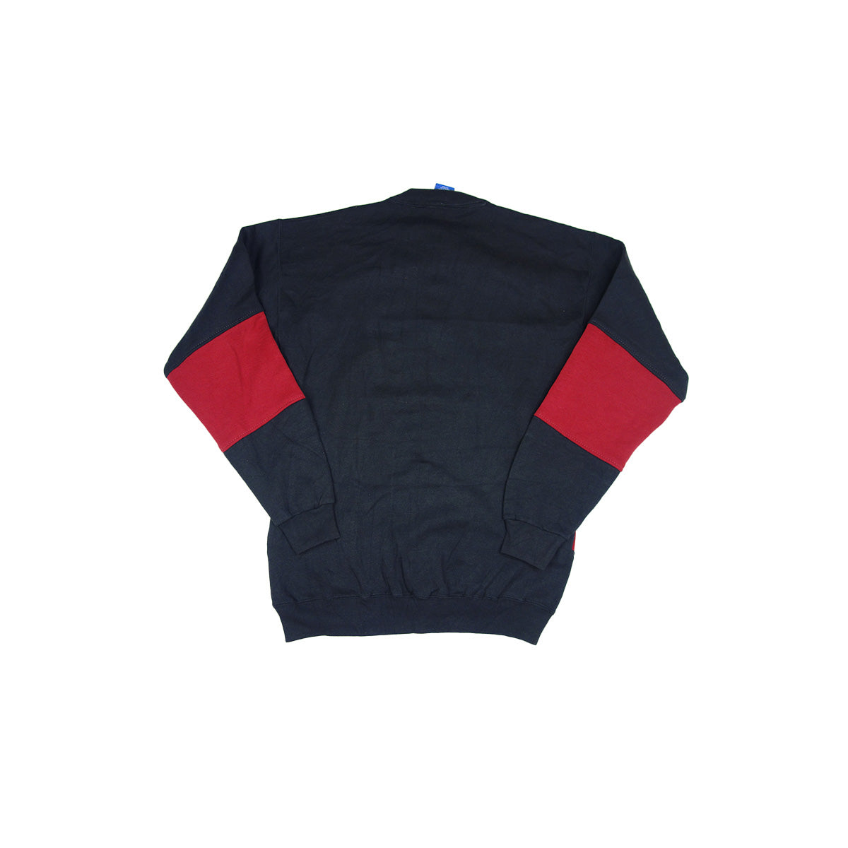 adidas Trefoil Logo sweater reworked - Black / Red - M