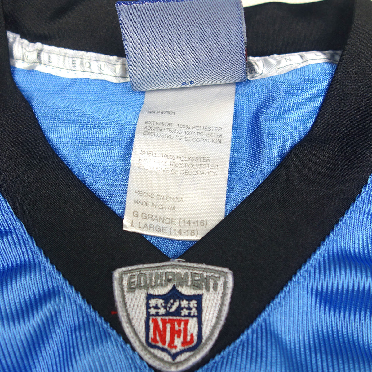 NFL Jersey - Reebok - Carolina Panthers - Blue - Youth L