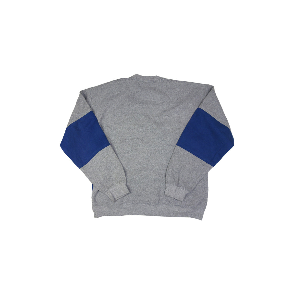 adidas Trefoil Logo sweater reworked - Blue / Grey - L