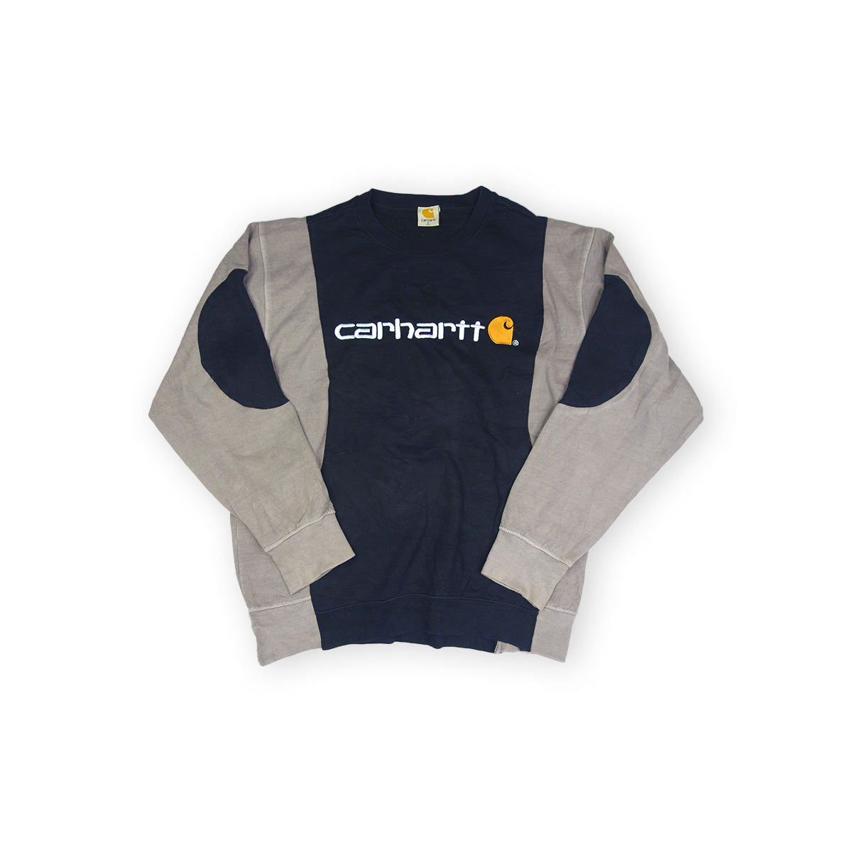 Carhartt sweater reworked - Black / Sand - L