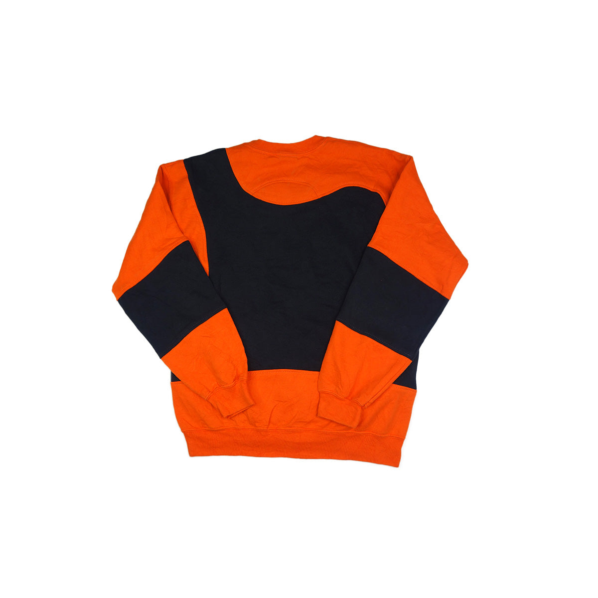 adidas Trefoil Logo sweater reworked - Black / Orange - M