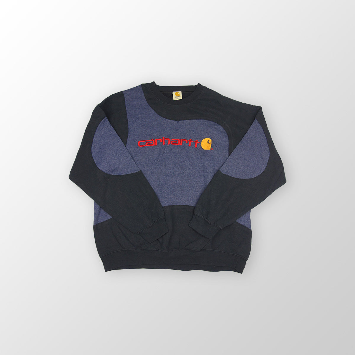 Carhartt sweater reworked - Black / Dark Blue - XL