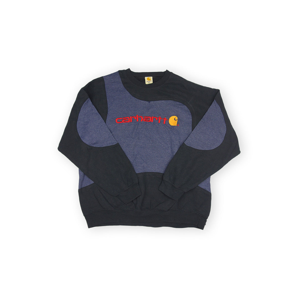 Carhartt sweater reworked - Black / Dark Blue - XL