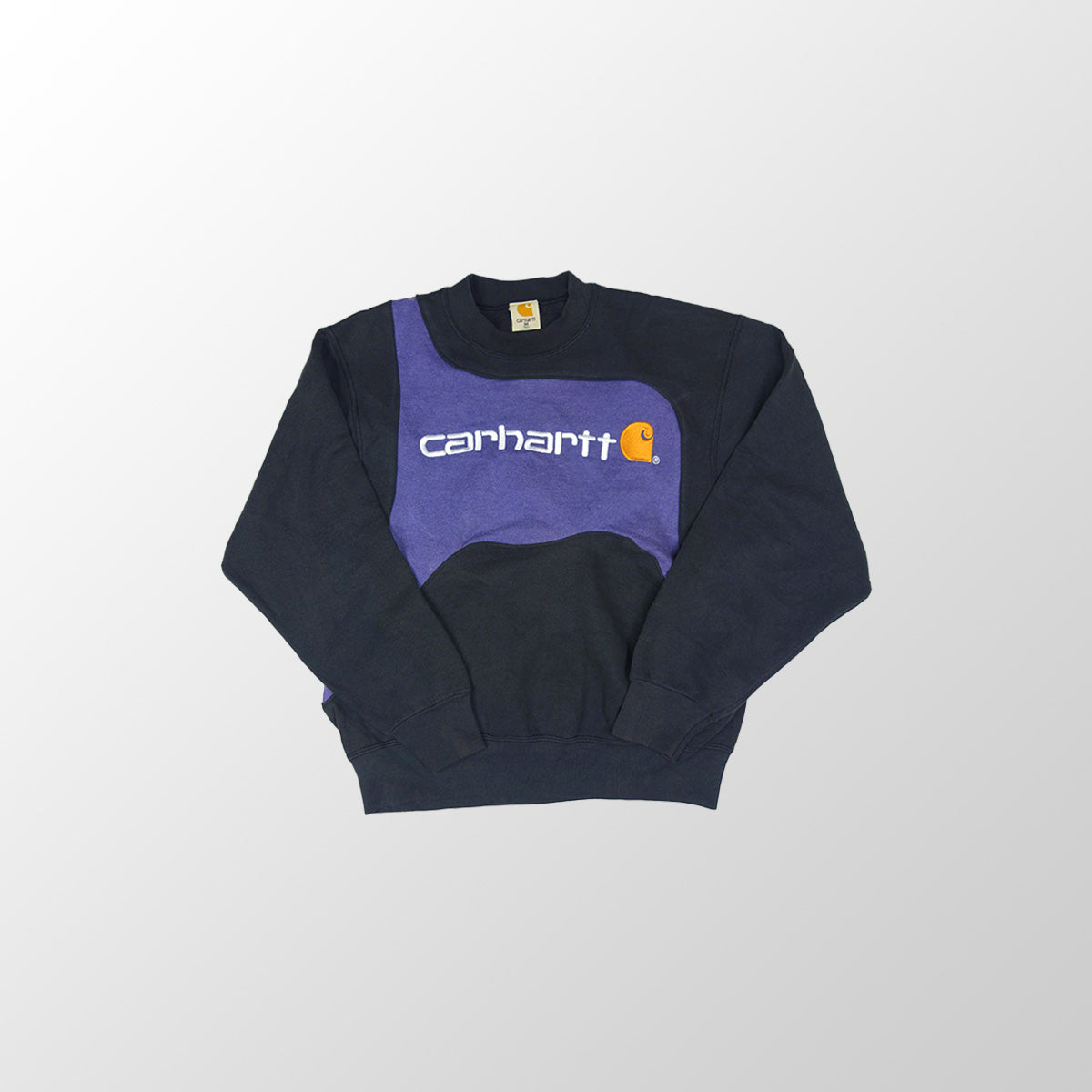 Carhartt sweater reworked - Purple / Black - M