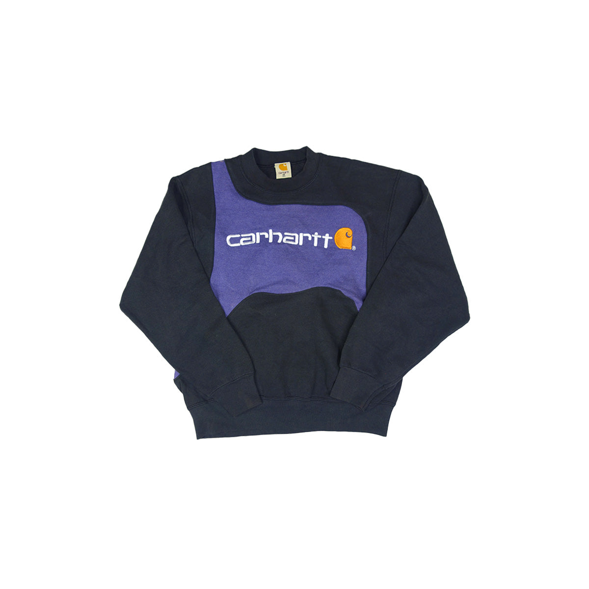 Carhartt sweater reworked - Purple / Black - M