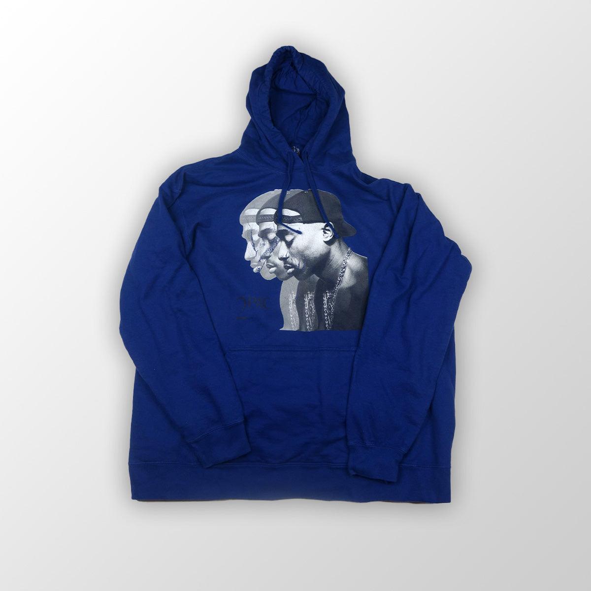 Tupac Repeat Pullover Hoodie - XXL