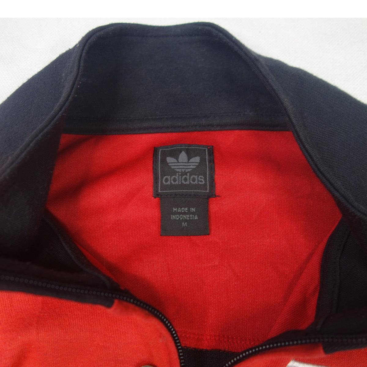 Adidas Chicago Bulls Derrick Rose Full Zip Jacket Black Red - M - Vintage-Shirts.nl