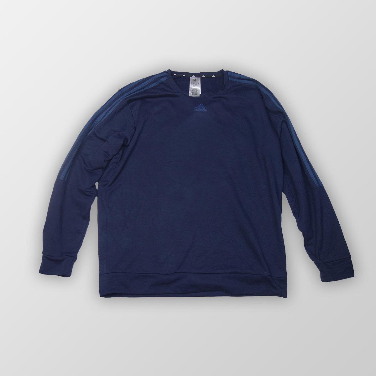 adidas Crew Neck Blue Sweaters Y2K - Vintage-Shirts.nl