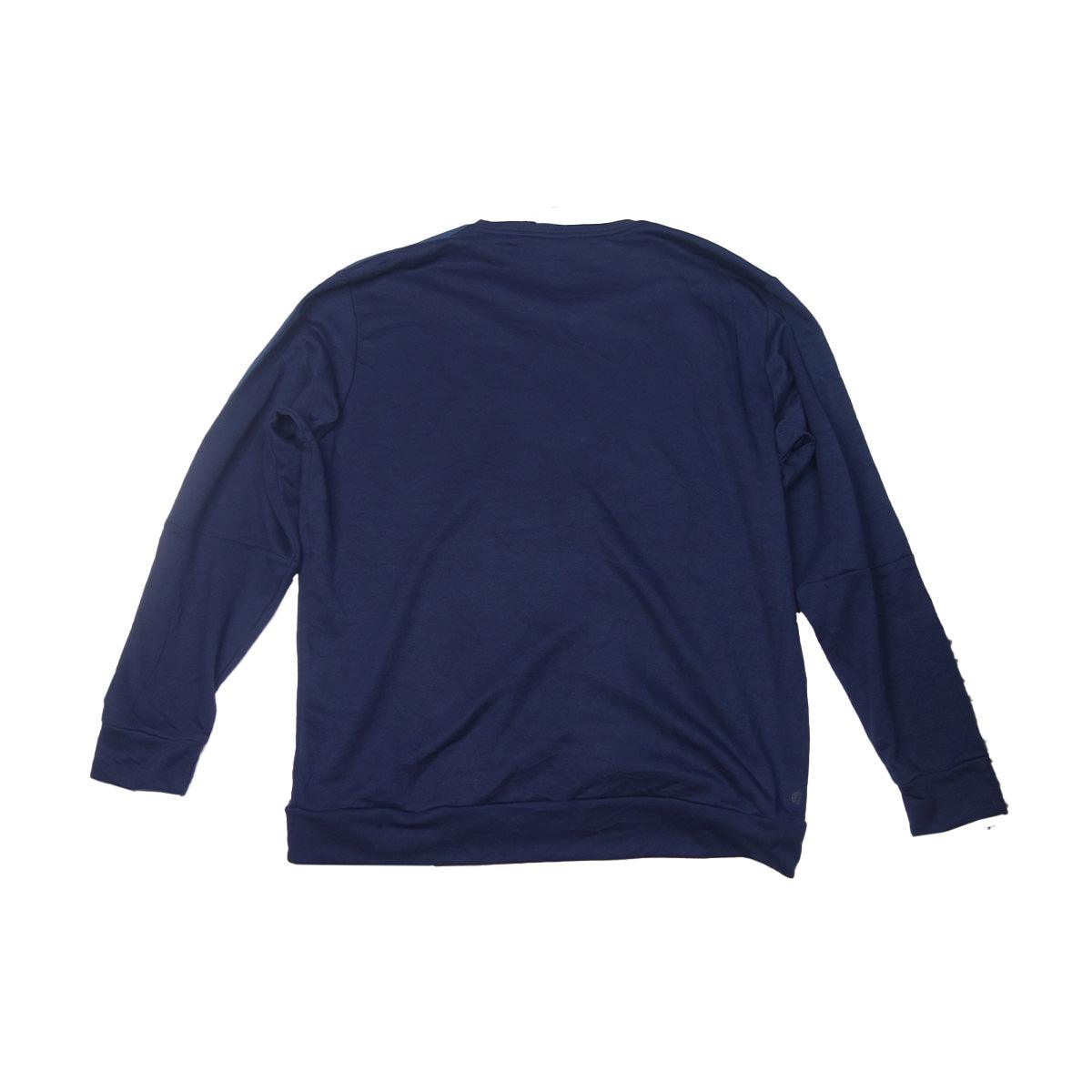 adidas Crew Neck Blue Sweaters Y2K