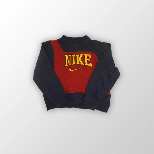 Nike sweater spell out reworked - Black/Red M