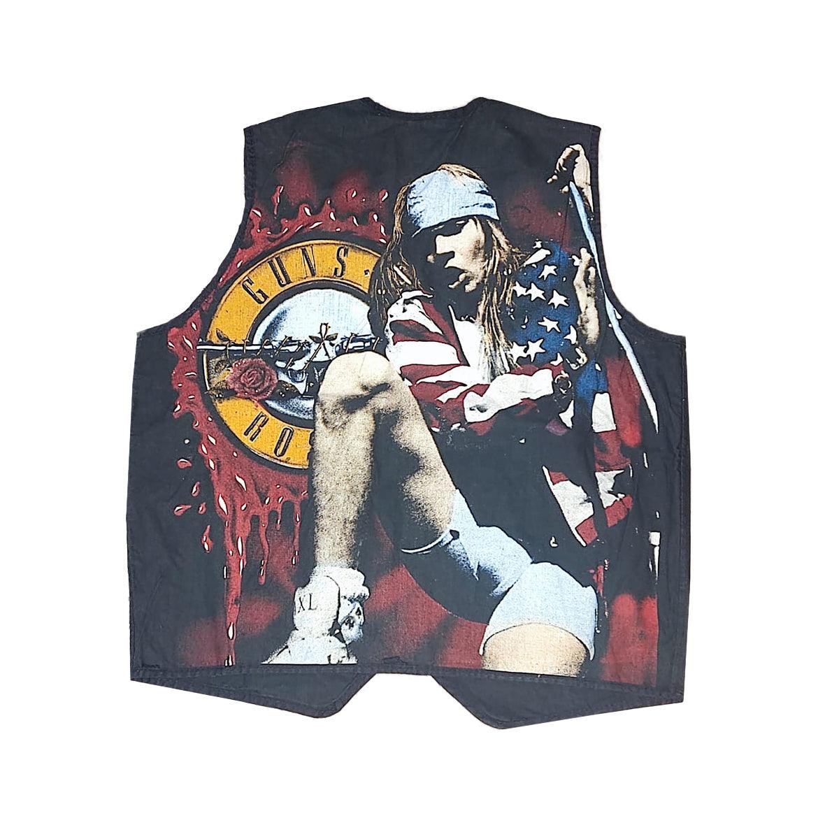 Vintage 1992 - Guns and Roses Use Your Illusion Tour Vest (L) - Vintage-Shirts.nl